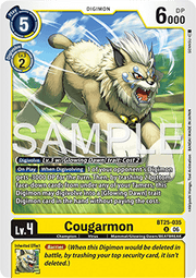 Cougarmon (BT25-035) - Dual Revolution (Uncommon) [BT-25-035]