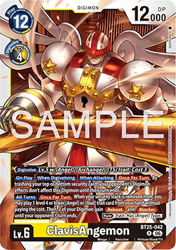 ClavisAngemon (BT25-042) - Dual Revolution (Rare) [BT-25-042]