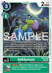 Gekkomon (BT25-046) - Dual Revolution (Uncommon) [BT-25-046]