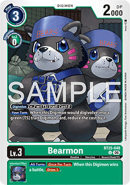 Bearmon (BT25-048) - Dual Revolution (Uncommon) [BT-25-048]