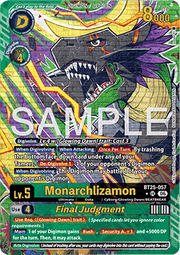 Monarchlizamon / Final Judgment (BT25-057) (V.2) - Dual Revolution (Alternative Art) [BT-25-057]