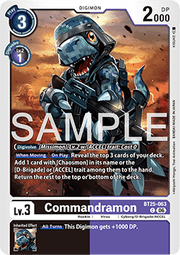 Commandramon (BT25-063) - Dual Revolution (Common) [BT-25-063]
