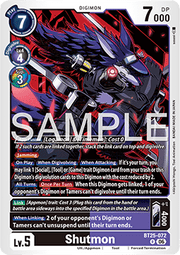 Shutmon (BT25-072) - Dual Revolution (Rare) [BT-25-072]
