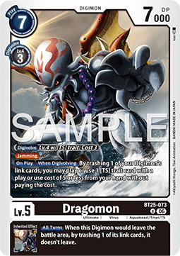Dragomon (BT25-073) - Dual Revolution (Uncommon) [BT-25-073]