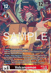 Vulcanusmon (BT25-075) (V.2) - Dual Revolution (Alternative Art) [BT-25-075]