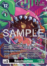 Bacchusmon (BT25-077) (V.2) - Dual Revolution (Alternative Art) [BT-25-077]