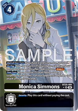 Monica Simmons (BT25-091) (V.2) - Dual Revolution (Alternative Art) [BT-25-091]