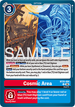 Cosmic Area (BT25-094) - Dual Revolution (Uncommon) [BT-25-094]