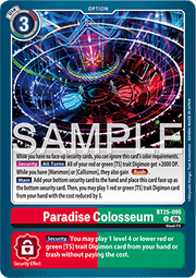 Paradise Colosseum (BT25-095) - Dual Revolution (Uncommon) [BT-25-095]