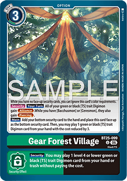 Gear Forest Village (BT25-099) - Dual Revolution (Uncommon) [BT-25-099]