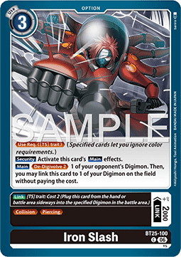 Iron Slash (BT25-100) - Dual Revolution (Common) [BT-25-100]