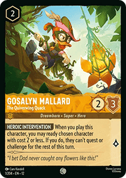Gosalyn Mallard - The Quiverwing Quack - Wilds Unknown (Common) [12WIL-1]