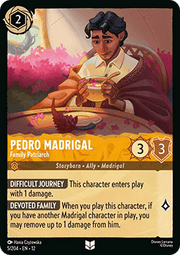 Pedro Madrigal - Family Patriarch - Wilds Unknown (Uncommon) [12WIL-5]