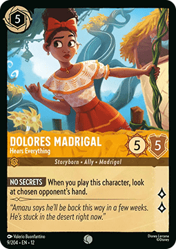 Dolores Madrigal - Hears Everything - Wilds Unknown (Common) [12WIL-9]