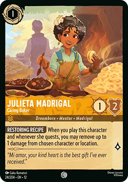 Julieta Madrigal - Caring Baker - Wilds Unknown (Common) [12WIL-24]