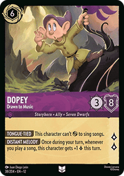 Dopey - Drawn to Music - Wilds Unknown (Uncommon) [12WIL-38]