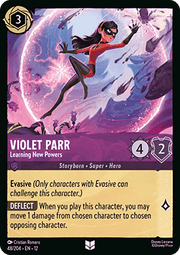 Violet Parr - Learning New Powers - Wilds Unknown (Uncommon) [12WIL-48]