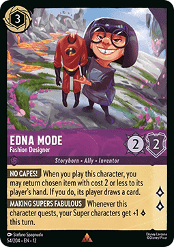 Edna Mode - Fashion Designer (V.1) - Wilds Unknown (Rare) [12WIL-54]