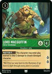 Lord MacGuffin - Clever Swordsman - Wilds Unknown (Uncommon) [12WIL-78]