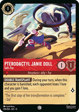 Pterodactyl Janie Doll - Sid's Toy - Wilds Unknown (Common) [12WIL-128]