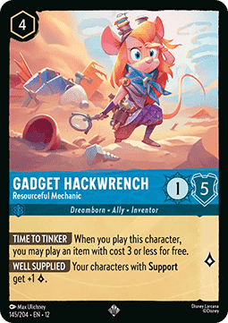 Gadget Hackwrench - Resourceful Mechanic - Wilds Unknown (Super Rare) [12WIL-145]