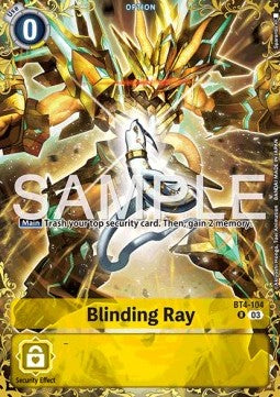 Blinding Ray (BT4-104) - Dual Revolution (Alternative Art) [BT-25-BT4-104]