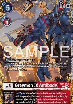 Greymon (X Antibody) (BT11-064) - Dual Revolution (Alternative Art) [BT-25-BT11-064]