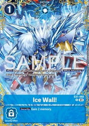 Ice Wall! (EX1-068) - Dual Revolution (Alternative Art) [BT-25-EX1-068]
