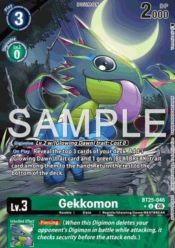 Gekkomon (BT25-046) - Promos: Dual Revolution (Alternative Art) [BT-25P-BT25-046]