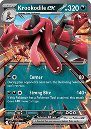 Krookodile ex - Chaos Rising (Double Rare) [CRI-055]