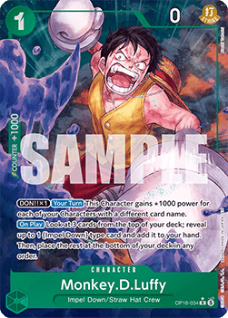 Monkey.D.Luffy (OP16-034) (V.2)