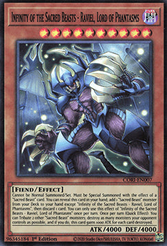 Infinity of the Sacred Beasts - Raviel, Lord of Phantasms (V.1 - Super Rare)
