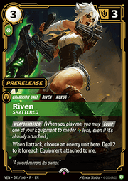Riven, Shattered (V.1 - Rare)