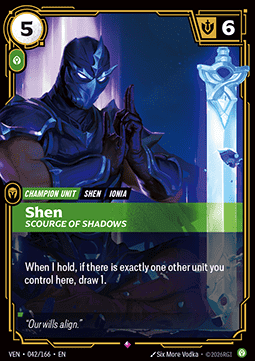 Shen, Scourge of Shadows (V.1 - Rare)