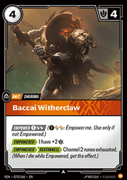 Baccai Witherclaw