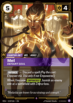 Mel, Defiant Soul (V.1 - Rare)