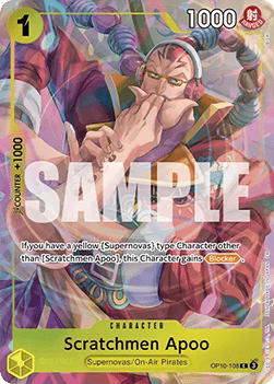 Scratchmen Apoo (OP10-108) (V.1)