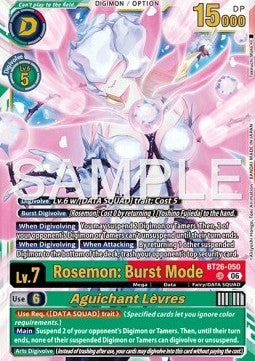 Rosemon: Burst Mode / Aguichant Lèvres (BT26-050) (V.1)