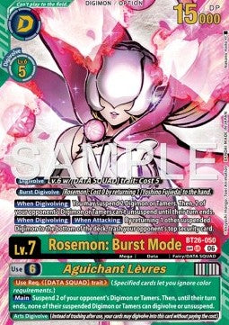 Rosemon: Burst Mode / Aguichant Lèvres (BT26-050) (V.3)