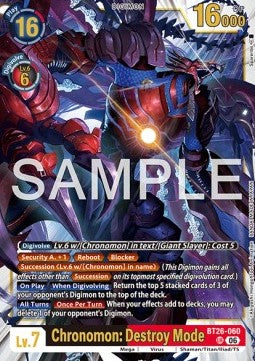 Chronomon: Destroy Mode (BT26-060) (V.1)