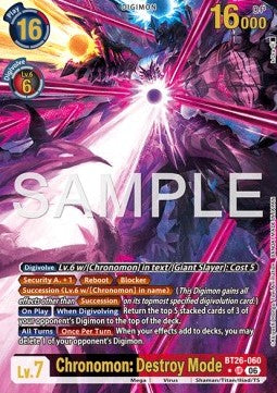 Chronomon: Destroy Mode (BT26-060) (V.2)