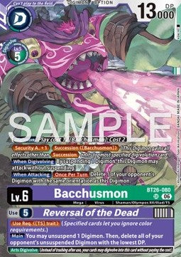 Bacchusmon / Reversal of the Dead (BT26-080) (V.1)