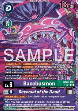 Bacchusmon / Reversal of the Dead (BT26-080) (V.2)