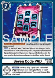 Seven Code PAD (BT26-102)