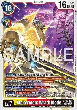 Jupitermon: Wrath Mode (BT26-103) (V.1)
