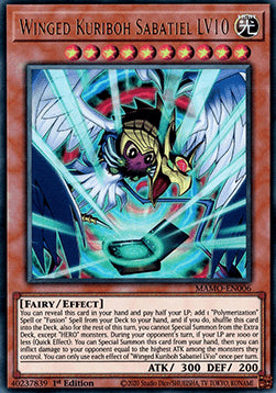 Winged Kuriboh Sabatiel LV10 (V.1 - Ultra Rare)