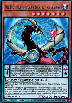 Odd-Eyes Pendulum Dragon, Four Heavenly Dragons (V.1 - Ultra Rare)