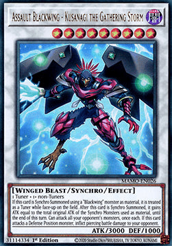 Assault Blackwing - Kusanagi the Gathering Storm (V.1 - Ultra Rare)