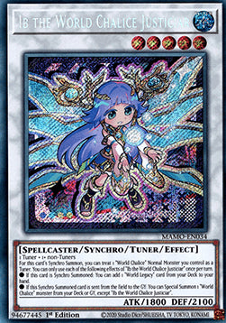 Ib the World Chalice Justiciar (V.2 - Secret Rare)