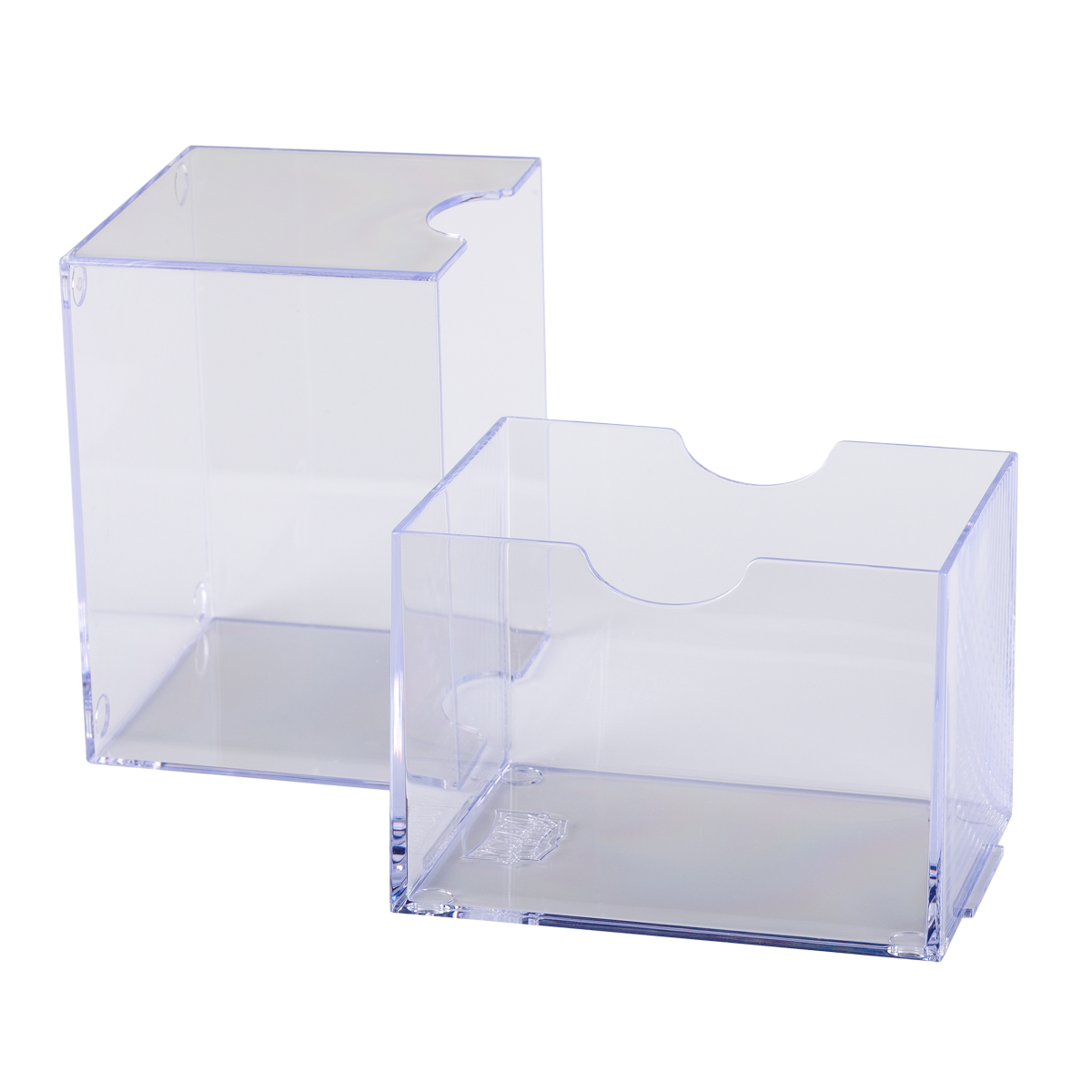 Dragon Shield Strongbox transparente, caja abierta